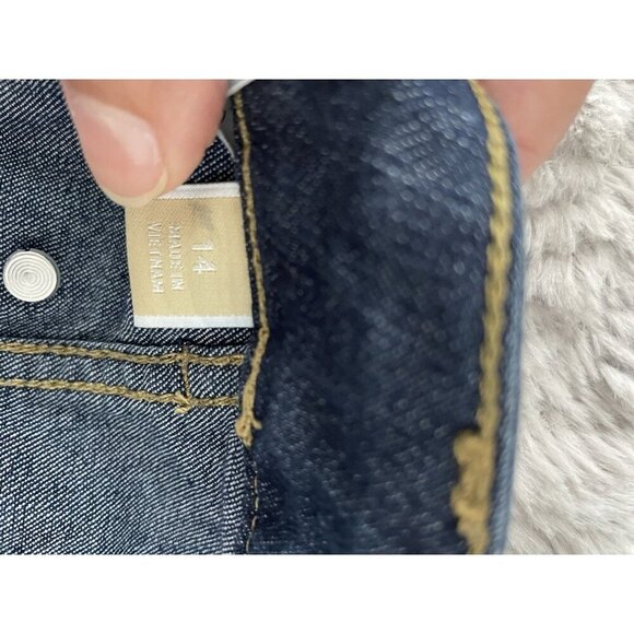 Michael Kors - Cropped Flare High Rise Seamed Jeans Women's SZ 14 - Picture 10 of 11